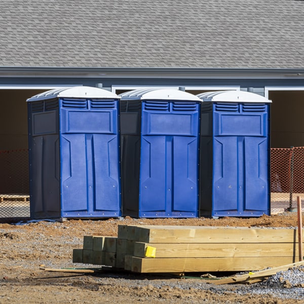 are there any restrictions on where i can place the portable toilets during my rental period in Hampton Maryland